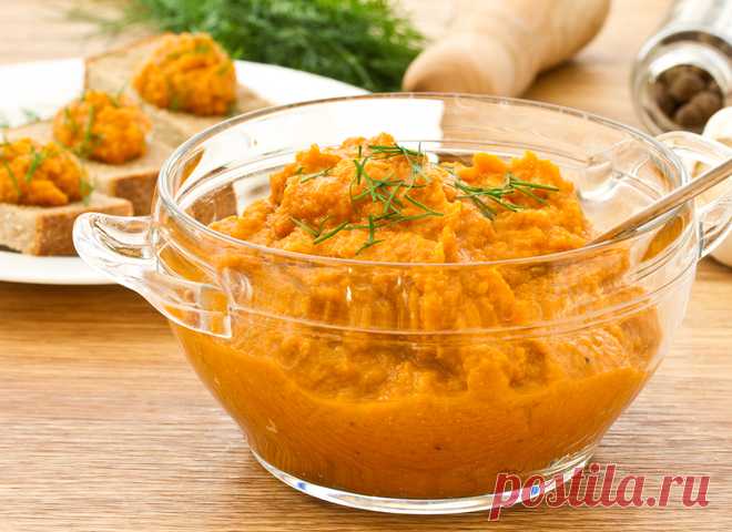 Тыквенная икра с овощами - вкусная оранжевая осень