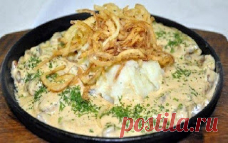 Самые вкусные рецепты: Куриная печень в сырном соусе