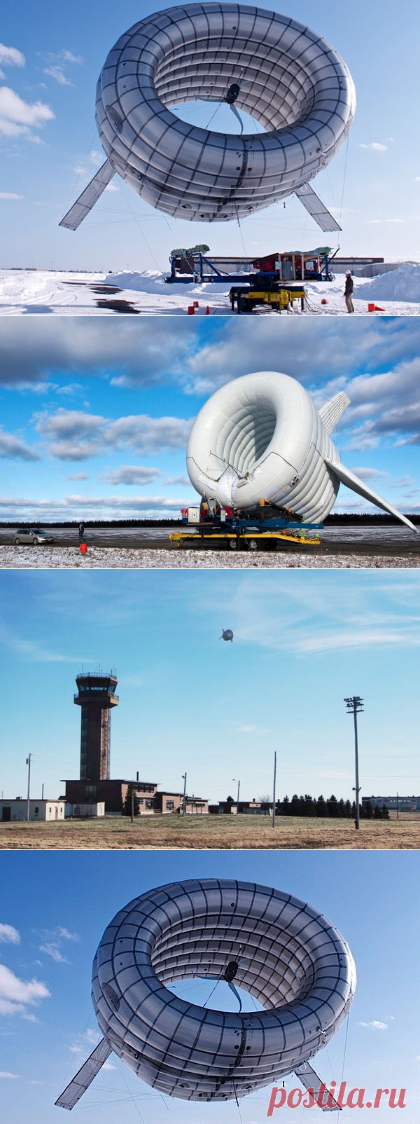 Парящая ветряная турбина бьет мировой рекорд на Аляске