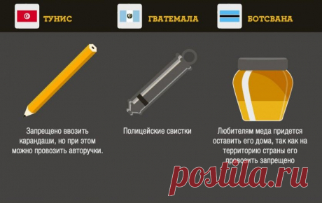 Странные таможенные запреты в разных странах — Все о туризме и отдыхе