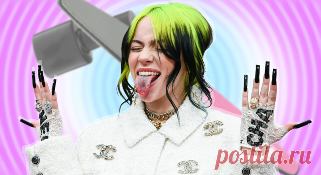 Кто нарастил ногти Билли Айлиш: 7 мастеров, отвечающих за маникюр звезд | Salt