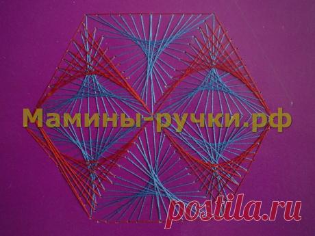 Образцы для обучения вышивке в технике "изонить" - Мамины ручки