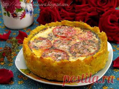 Постигая искусство кулинарии... : Овощной киш, или &quot;Овощная корзинка&quot;