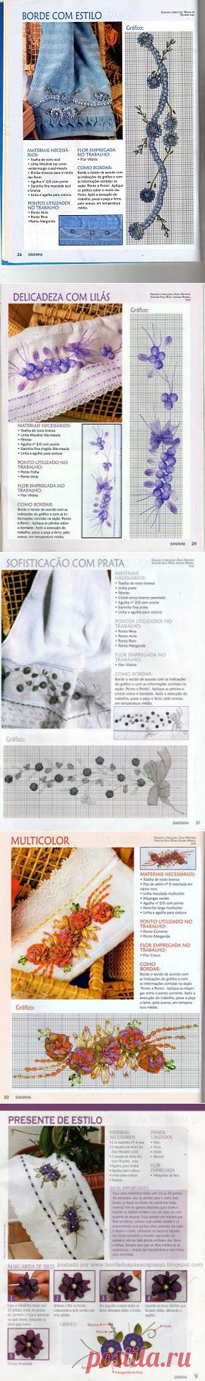 BORDADOSBORDADOS: BORDADO COM SINHANINHA