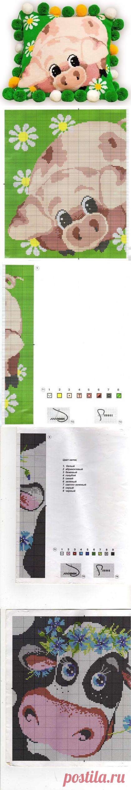 Подушки / Вышивка крестиком / PassionForum - мастер-классы по рукоделию