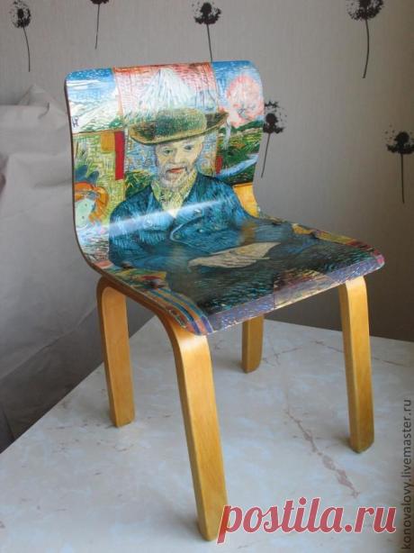 Новая жизнь старого стульчика - Декор