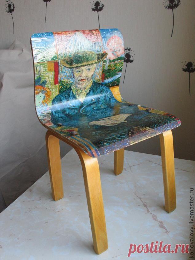 Новая жизнь старого стульчика - Декор