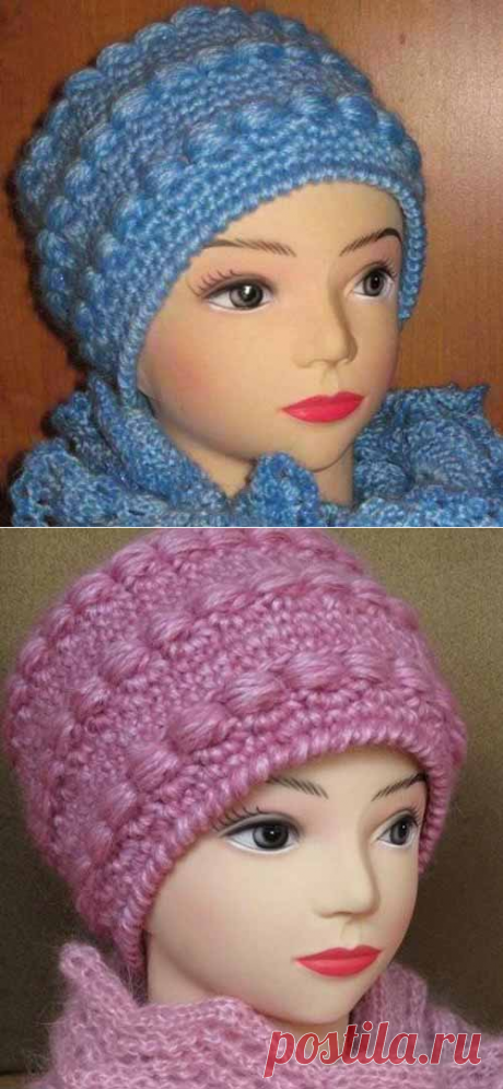 Шапочка-кубанка крючком