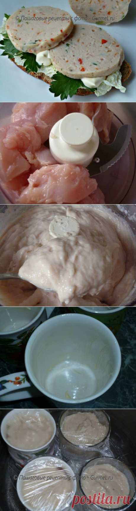 Колбаса в кружке (домашняя, варёная).