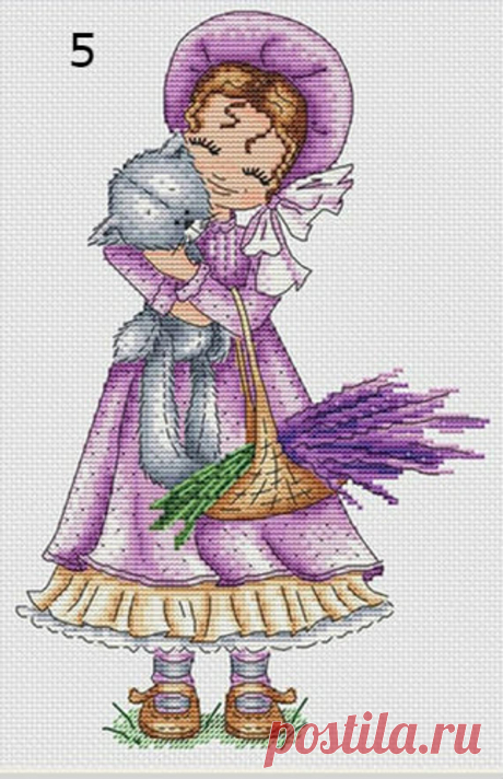 9 Charming Vintage Girly Cross Stitch Kits in One Style | Etsy