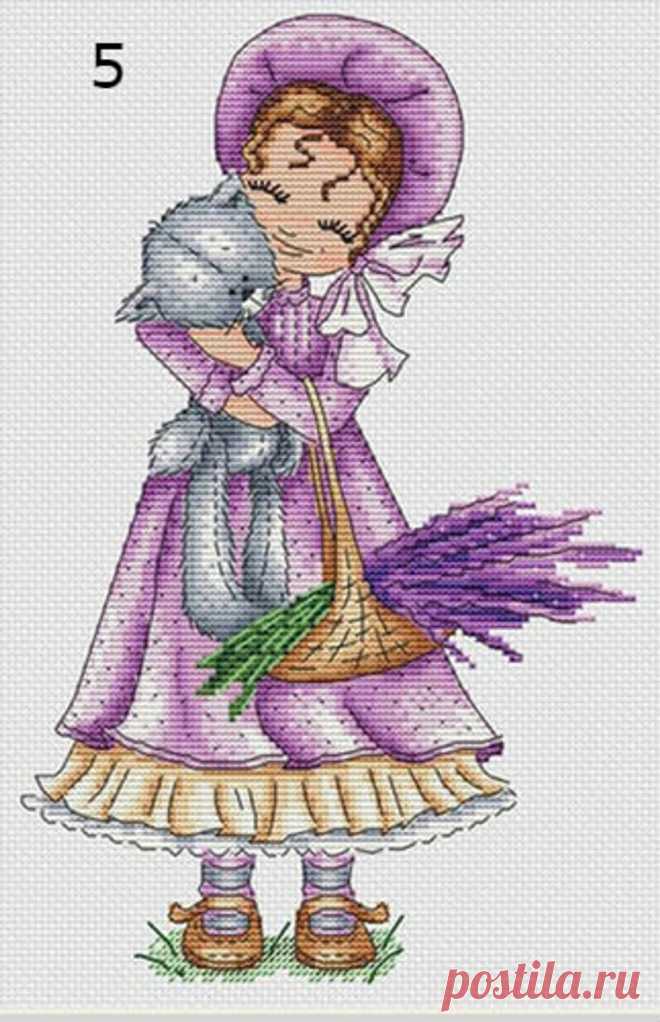 9 Charming Vintage Girly Cross Stitch Kits in One Style | Etsy