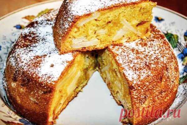Рецепт шарлотки с яблоками на кефире - interesno.win Шарлотка с яблоками на кефире – простой и вкусный яблочный пирог, который...