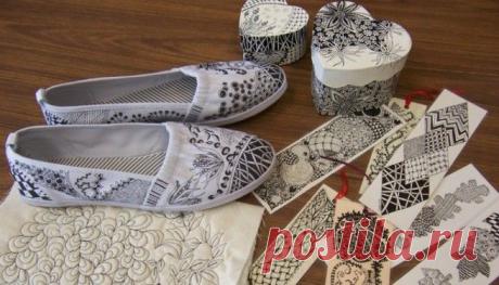 Зентангл - Zentagle ...что это ??? ...14 образцов.