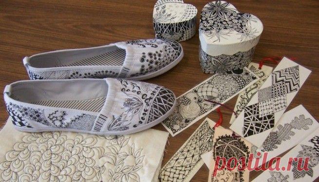 Зентангл - Zentagle ...что это ??? ...14 образцов.