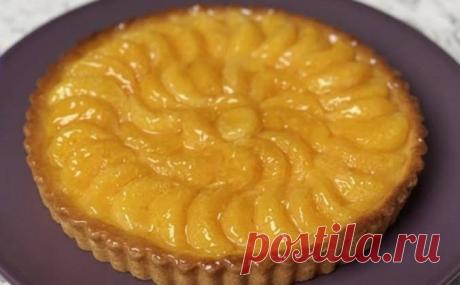 Мандариновый пирог заливной очень нежный