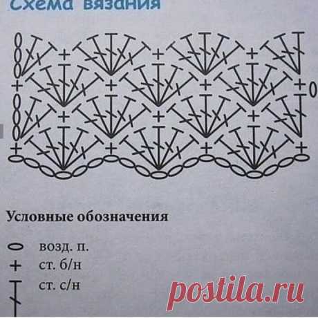 Узор для детского пледа крючком