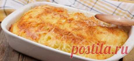 Макароны с яйцом и сыром