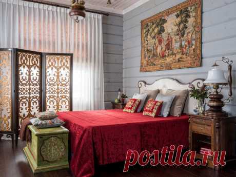 Современный дом в деревне - Эклектика - Спальня - Москва - от Наталия Васильева | Houzz