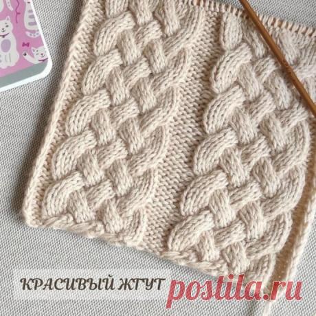 Вязание спицами. Эффектный узор спицами