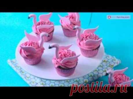 Cupcakes Flamants Roses - Cake Design d'Anne-Sophie