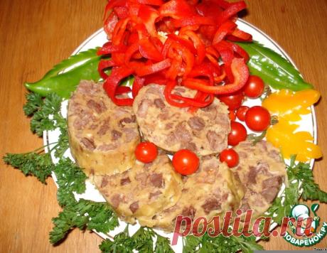 Рулет из свинины и сердца – кулинарный рецепт