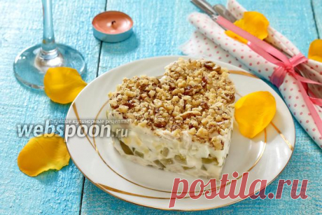 Салат с куриным филе и маринованными огурцами рецепт с фото, как приготовить на Webspoon.ru
