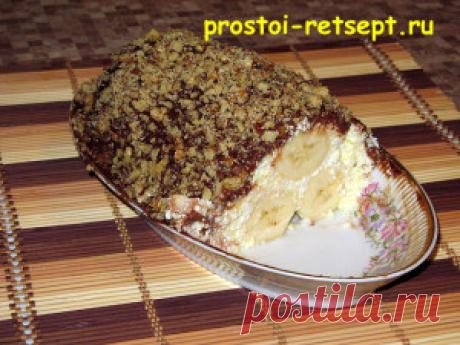 Творожный десерт с бананом | ГОТОВИТЬ ПРОСТО!