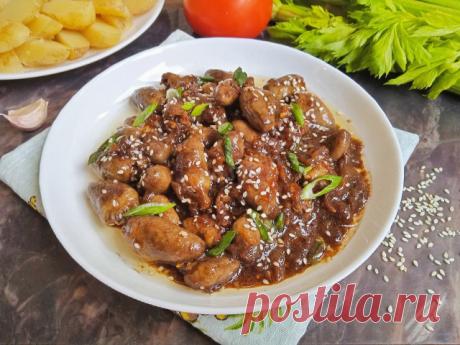 Сердечки с чесноком на сковороде рецепт с фото пошагово - 1000.menu