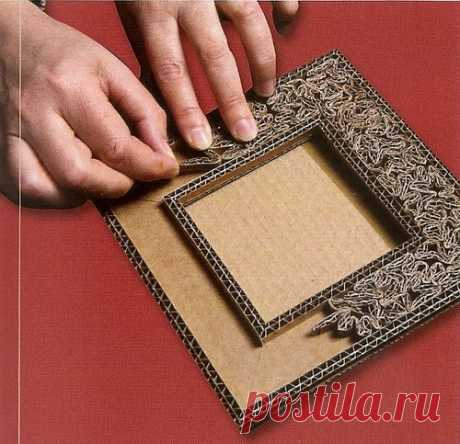 Рамки из гофрокартона.