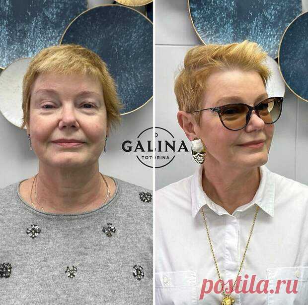 «До» и «После»: преображения от короткой стрижки: стилист Галина Тоторина - ПолонСил.ру - социальная сеть здоровья - Медиаплатформа МирТесен Привет, друзья искусства! Галина Тоторина (Тычинина) — мастер коротких женских стрижек. Она верит в то, что настоящая женственность не в волосах, а в любви к себе. За 14 лет работы парикмахером она прошла путь от окрашивания и стрижки длинных волос, потом работала с мужскими стрижками, но в - 9 марта - 43668222561 - Медиаплатформа МирТесен