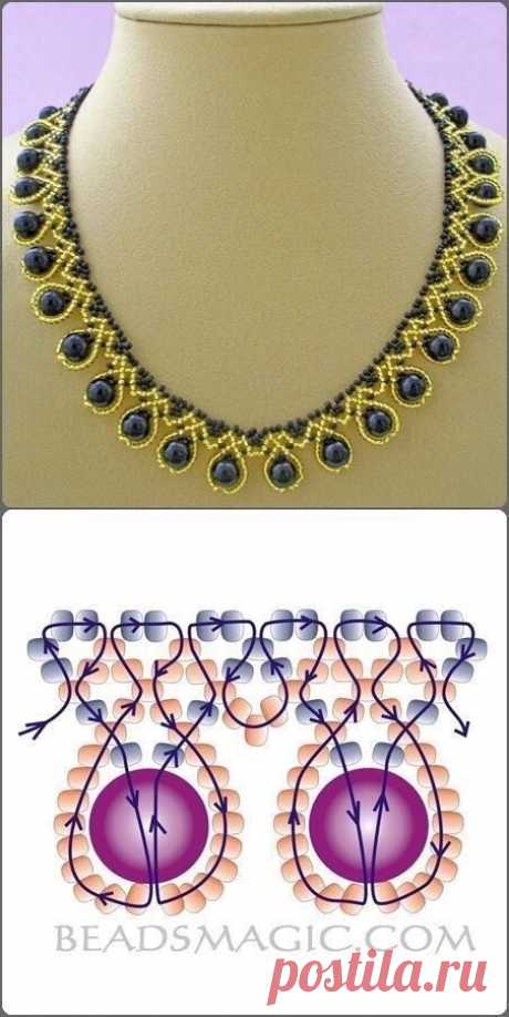 Колье из бисера и бусин: очень красивые варианты — DIYIdeas