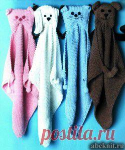 Детское покрывало «Домашний питомец» | Вязание спицами и крючком – Азбука вязания