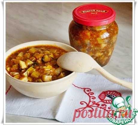 Кабачки на зиму с томатной пастой - кулинарный рецепт