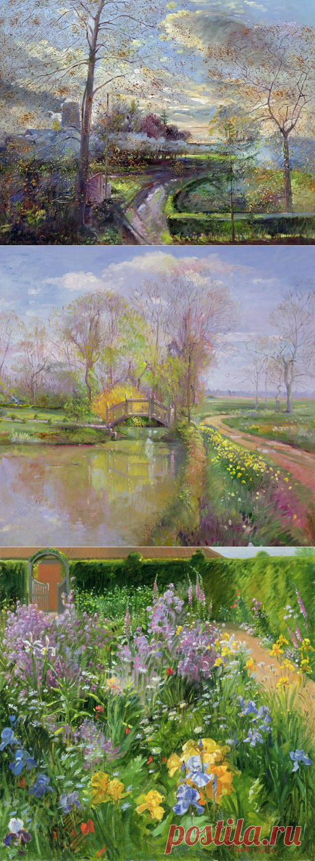 И льется музыка цветов... Художник Тимоти Истон (Timothy Easton)