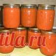 Икра из болгарского перца Кулинарный рецепт