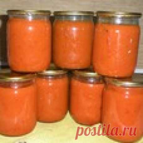 Икра из болгарского перца Кулинарный рецепт