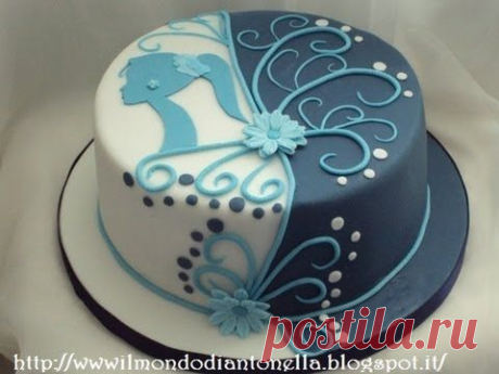 ▶ Torta di compleanno , sagoma donna ,birthday cake - YouTube