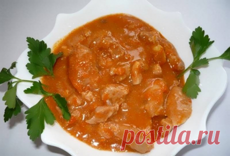 Гуляш из свинины в мультиварке / Простые рецепты