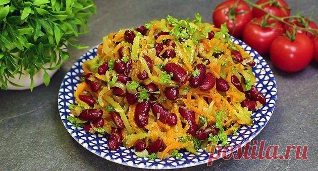 Экономный рецепт салата на каждый день: в нём нет ни мяса, не майонеза, а получается сытно и вкусно | Мастерская идей Пульс Mail.ru