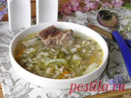 Рассольник с перловкой и солеными огурцами - пошаговый рецепт с фото на Повар.ру