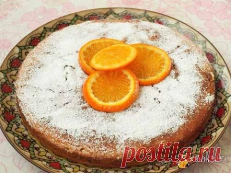 Шарлотка с мандаринами