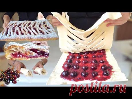 СЛОЙНЫЙ СЛОЙНЫЙ ТАРТ И ВИШНИ 🍒 быстро и просто 🍒 Все за столом