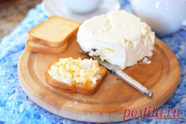 ДОМАШНИЙ СЛИВОЧНЫЙ СЫР (КРЕМ-СЫР).