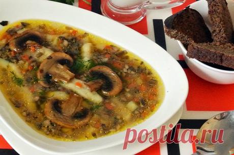 Грибной суп с клёцками — MOJAKUHNJA.ru
