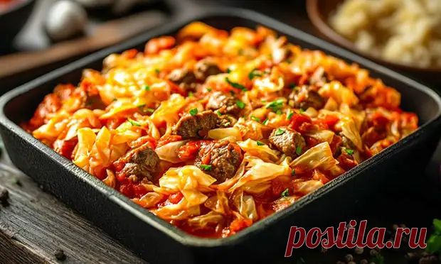 Самый правильный рецепт капусты с мясом: добавки просят и те, кто раньше капусту вообще не любил - Будет вкусно - Медиаплатформа МирТесен