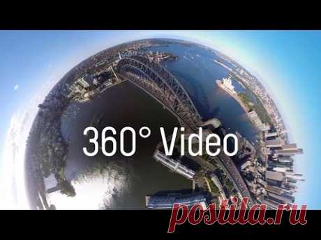 3D ролик виртуальный: Visit Sydney Harbour in 360˚ Virtual Reality with Qantas - YouTube