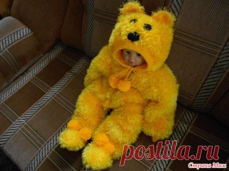 Комбенезончик Винни Пух из травки. - Вязание для детей - Страна Мам