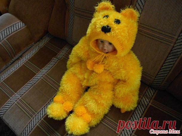 Комбенезончик Винни Пух из травки. - Вязание для детей - Страна Мам