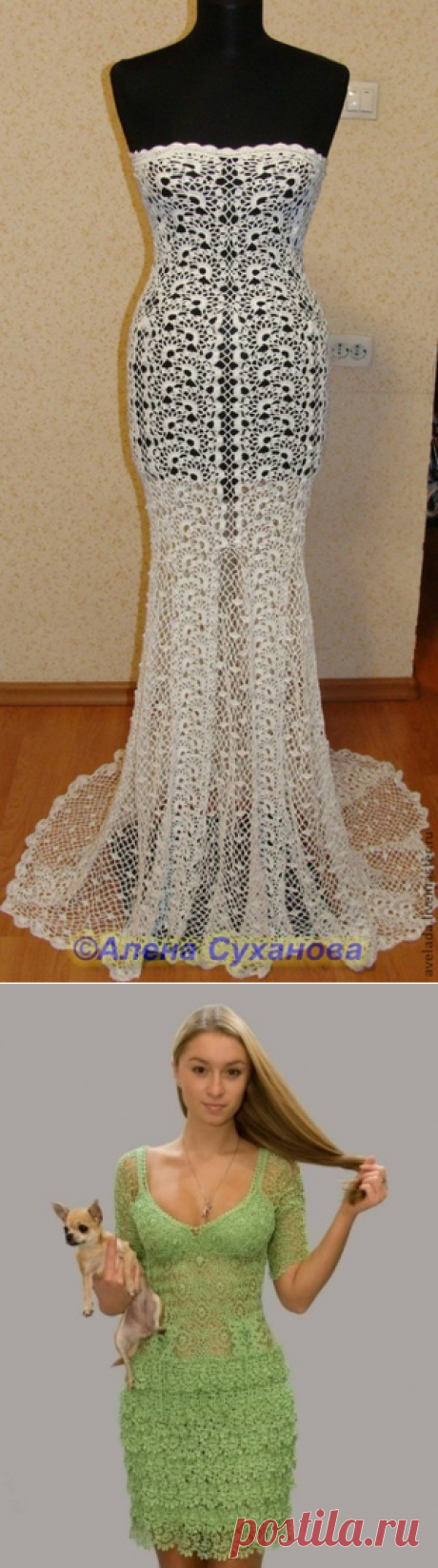 Ленточное кружево (модели и некоторые схемы)