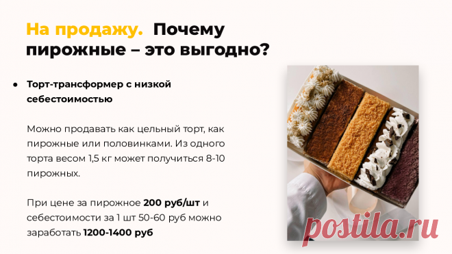 (6) Мастер-класс по нарезным пирожным “Лимонный фреш”